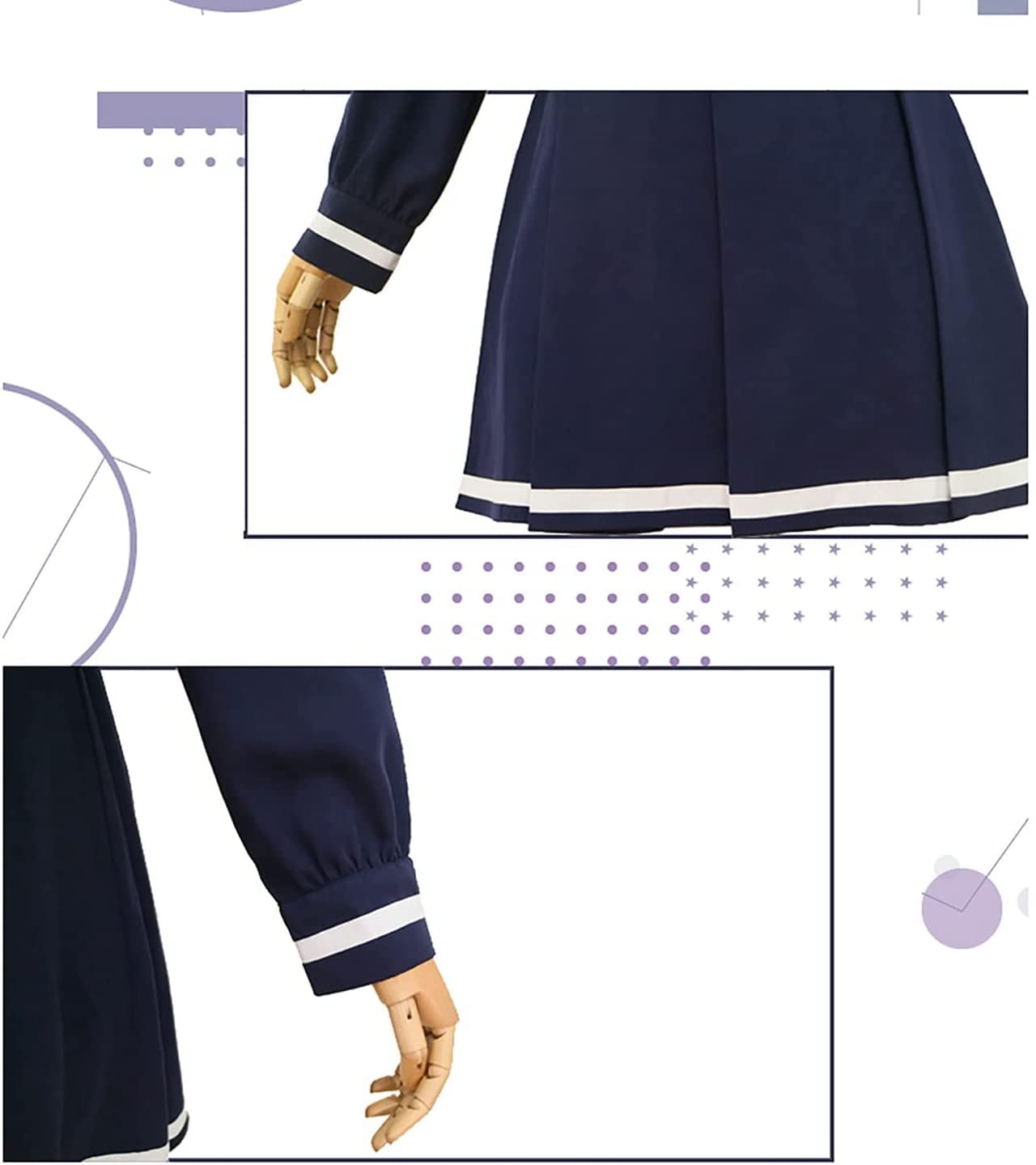 Amazon.co.jp: [yuanqing] ゾンビランドサガ コスプレ衣装 紺野純子
